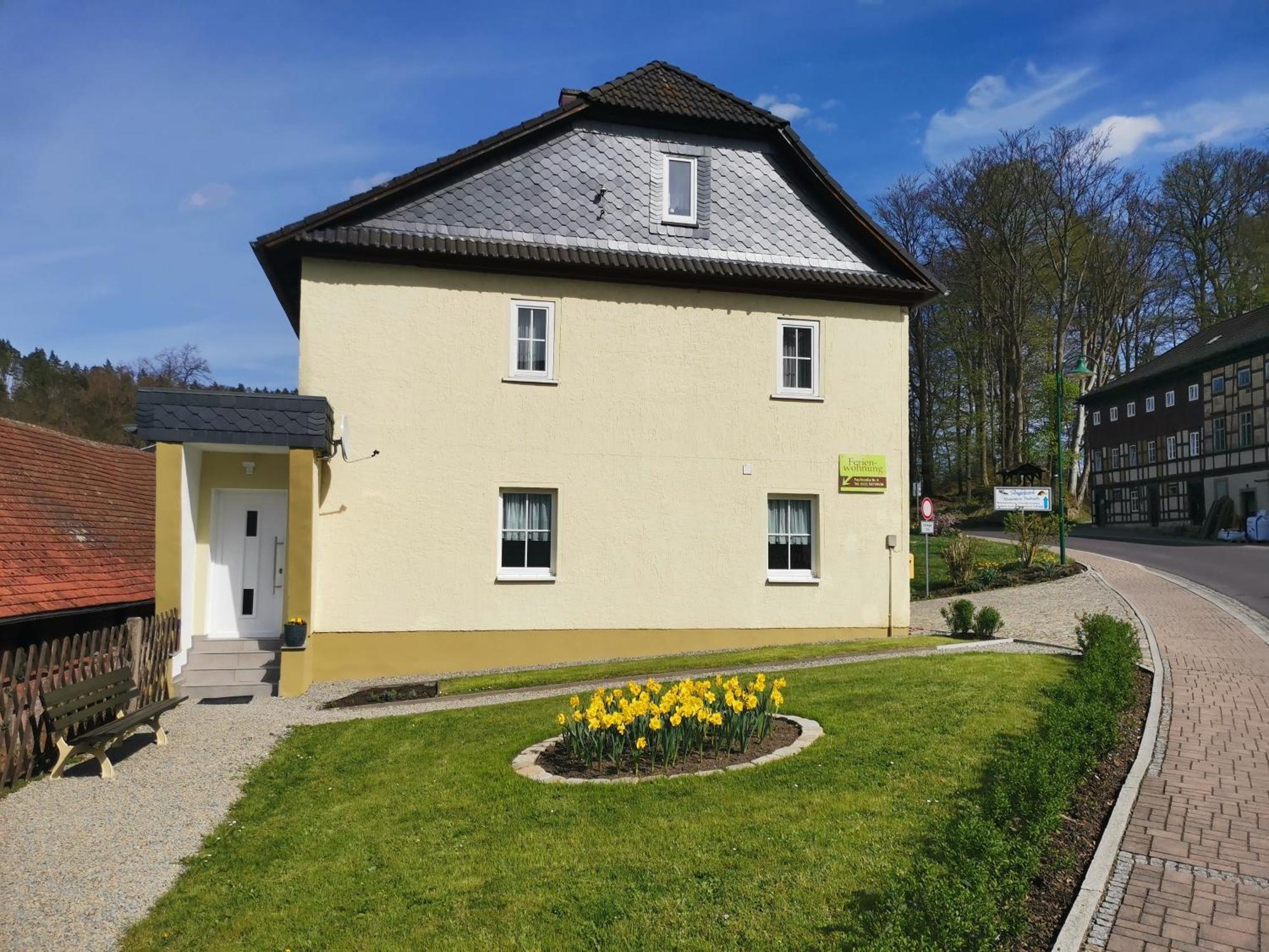Ferienwohnung Paulinzella 9 Inklusive Parkplatz Und Wlan Bagian luar foto